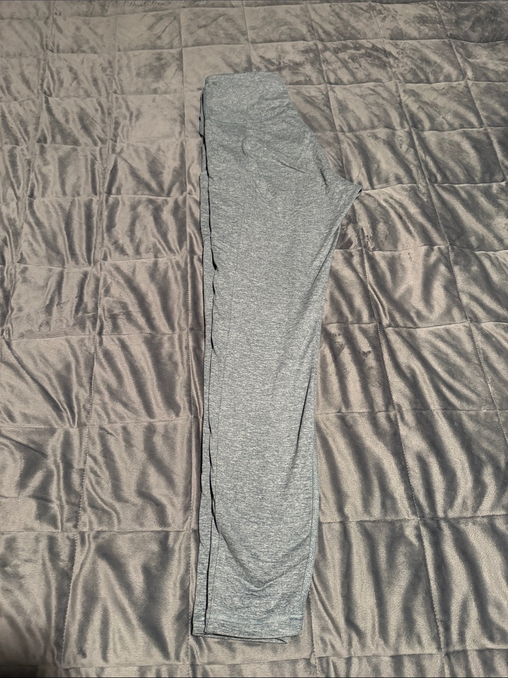 Zobha Gray Heather Performance Leggings
